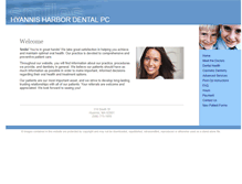 Tablet Screenshot of hyannisharbordental.net